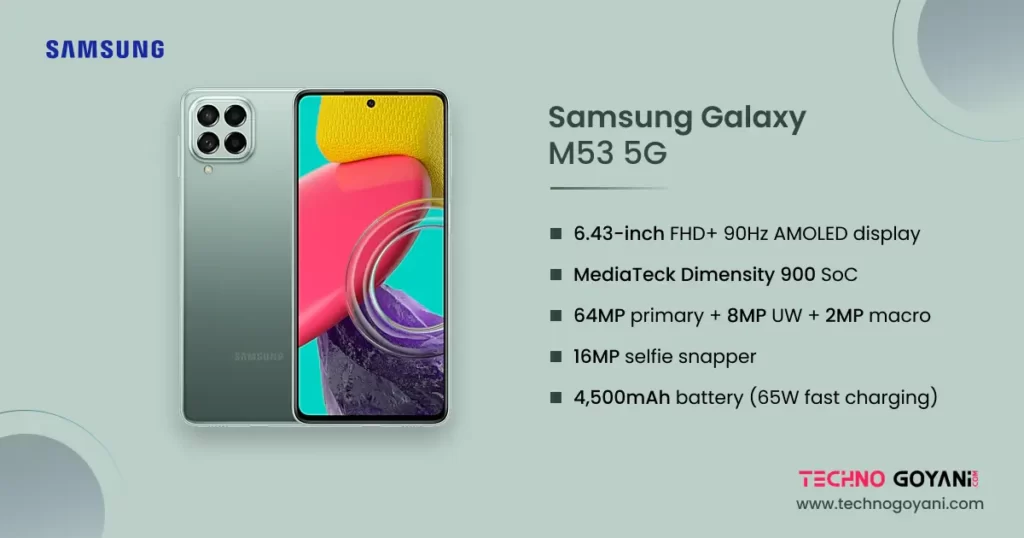 Samsung Galaxy M53 specification