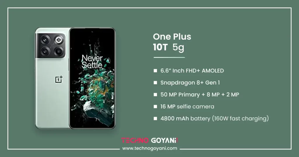 One Plus 10T 5G Specifications
