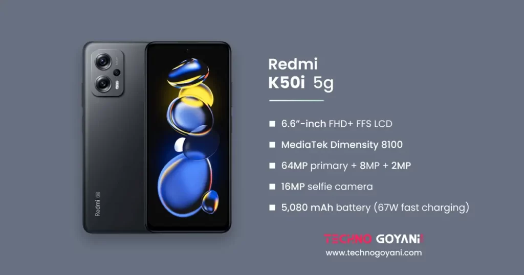 Redmi k50i specifications