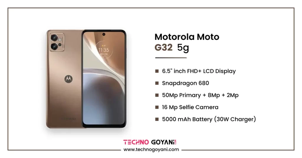 Motorola Moto G32 Specifications