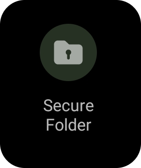Secure Folder is hidden