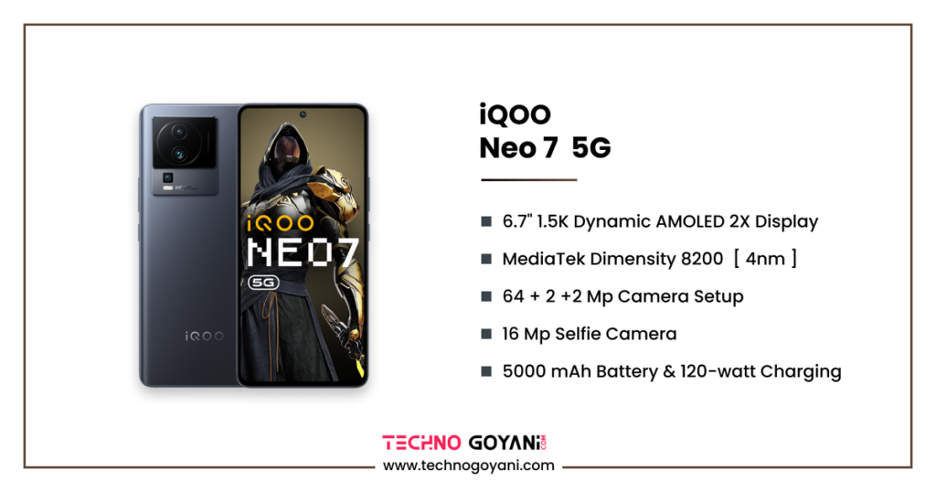 iQOO Neo 7 Specifications
