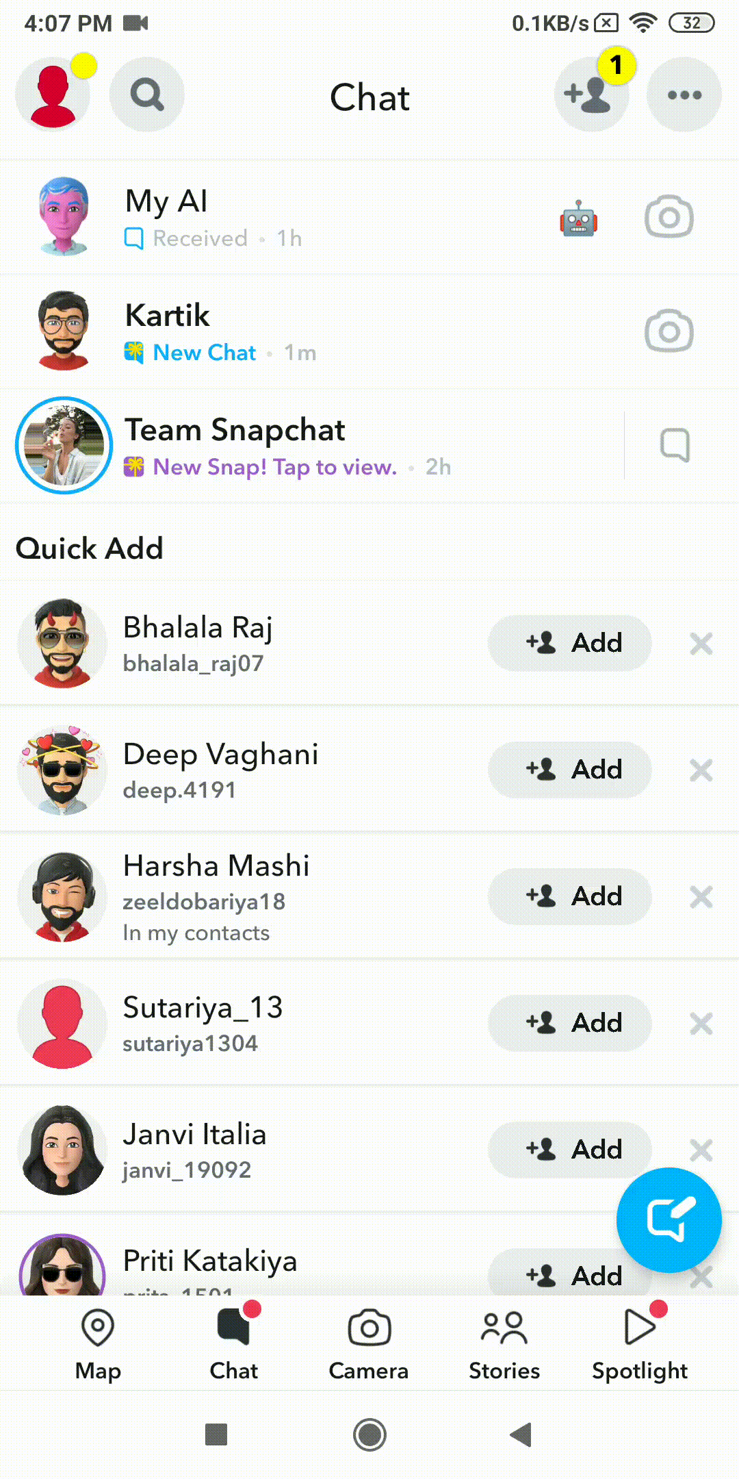 how to half swipe on snapchat