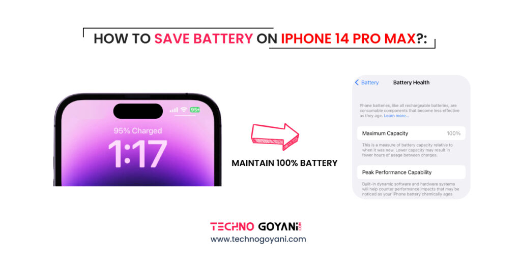 how to save battery on iphone 14 pro max