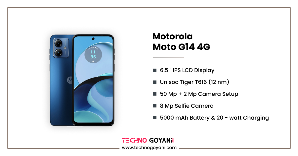 Motorola Moto G14 Price, Full Specifications & Release Date