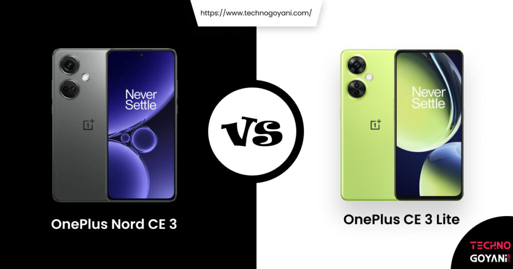 OnePlus Nord CE 3 5G vs OnePlus Nord CE 3 lite 5G