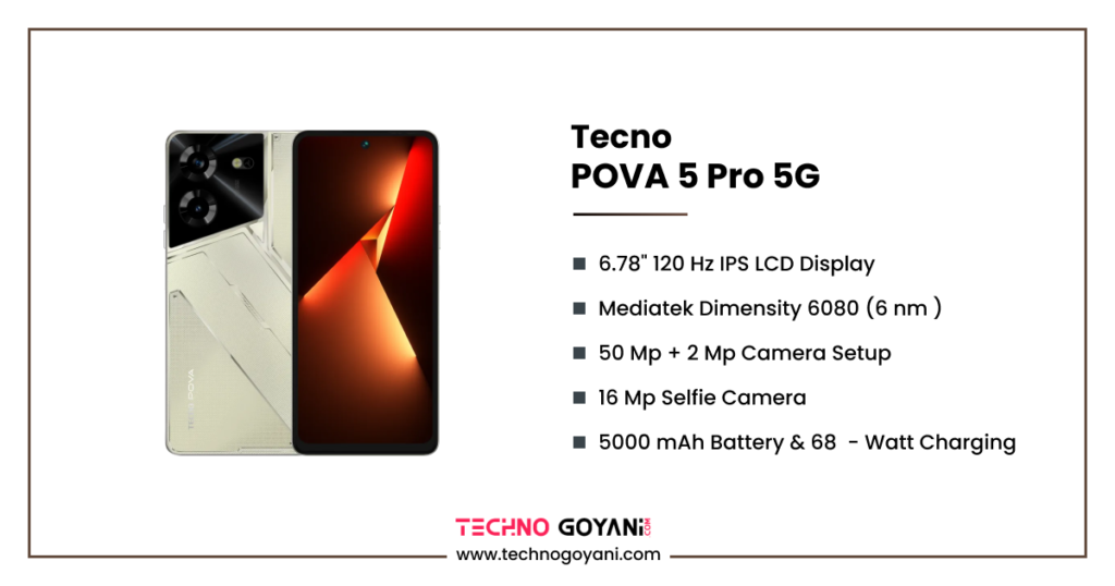 Tecno POVA 5 Pro Specifications