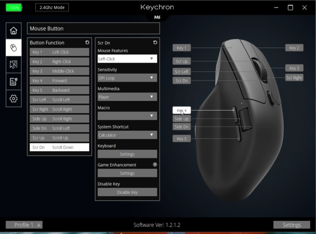 keychron Button Remapping